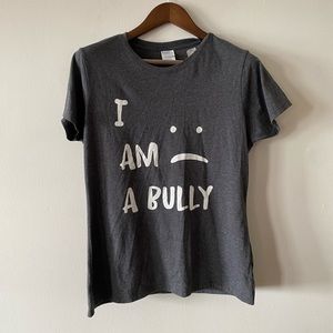 “Bully” funny grey tee shirt